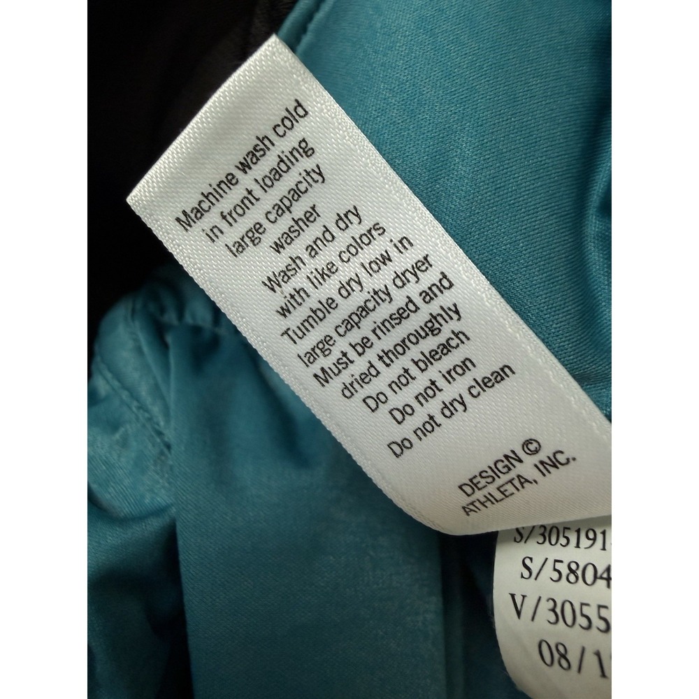 Athleta Down Puffer Vest Womens Small Green Gorpcore Outdoor Hiking Travel Soft - Picture 7 of 8
